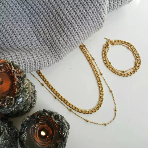 نیم ست کارتیر و زنجیر توپی