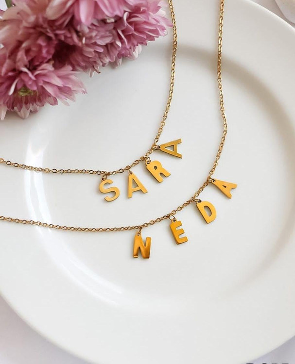 گردنبند اسم لاتین