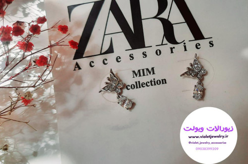 گوشواره میخی پروانه