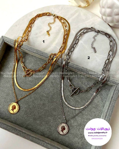 گردنبند ۳لاین ماری