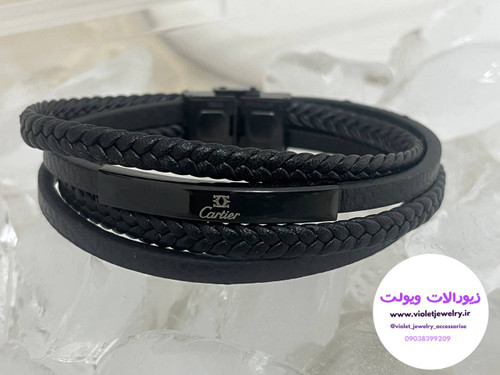 دستبند مردانه مشکی