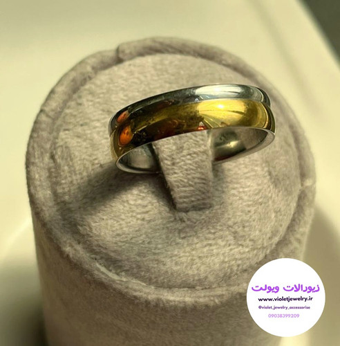 حلقه استیل دورنگ