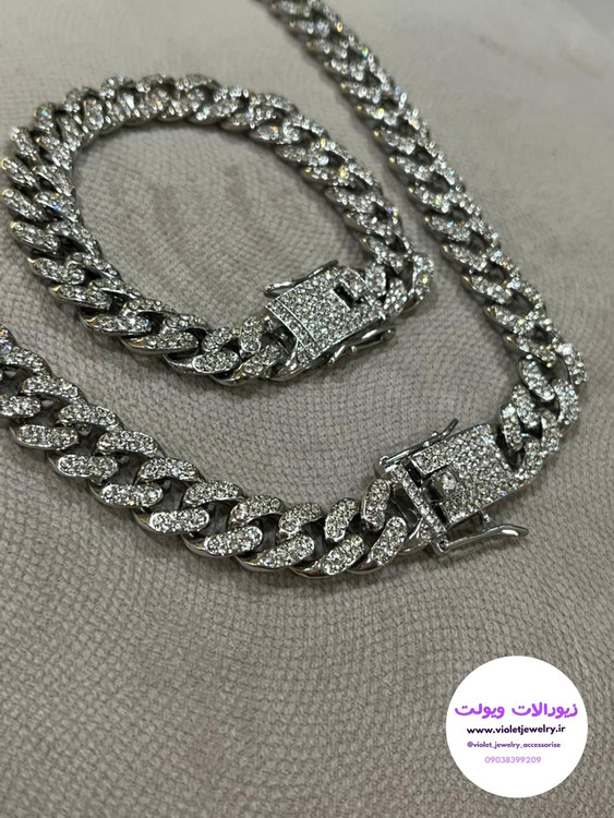 ست کارتیر نگین دار