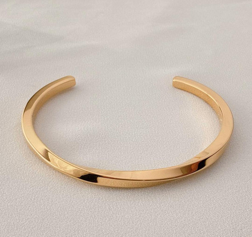 بنگل استیل طلایی مردانه