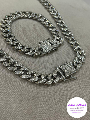 ست کارتیر نگین دار